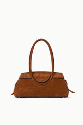 MAUDE SHOULDER BAG | TABAC SUEDE