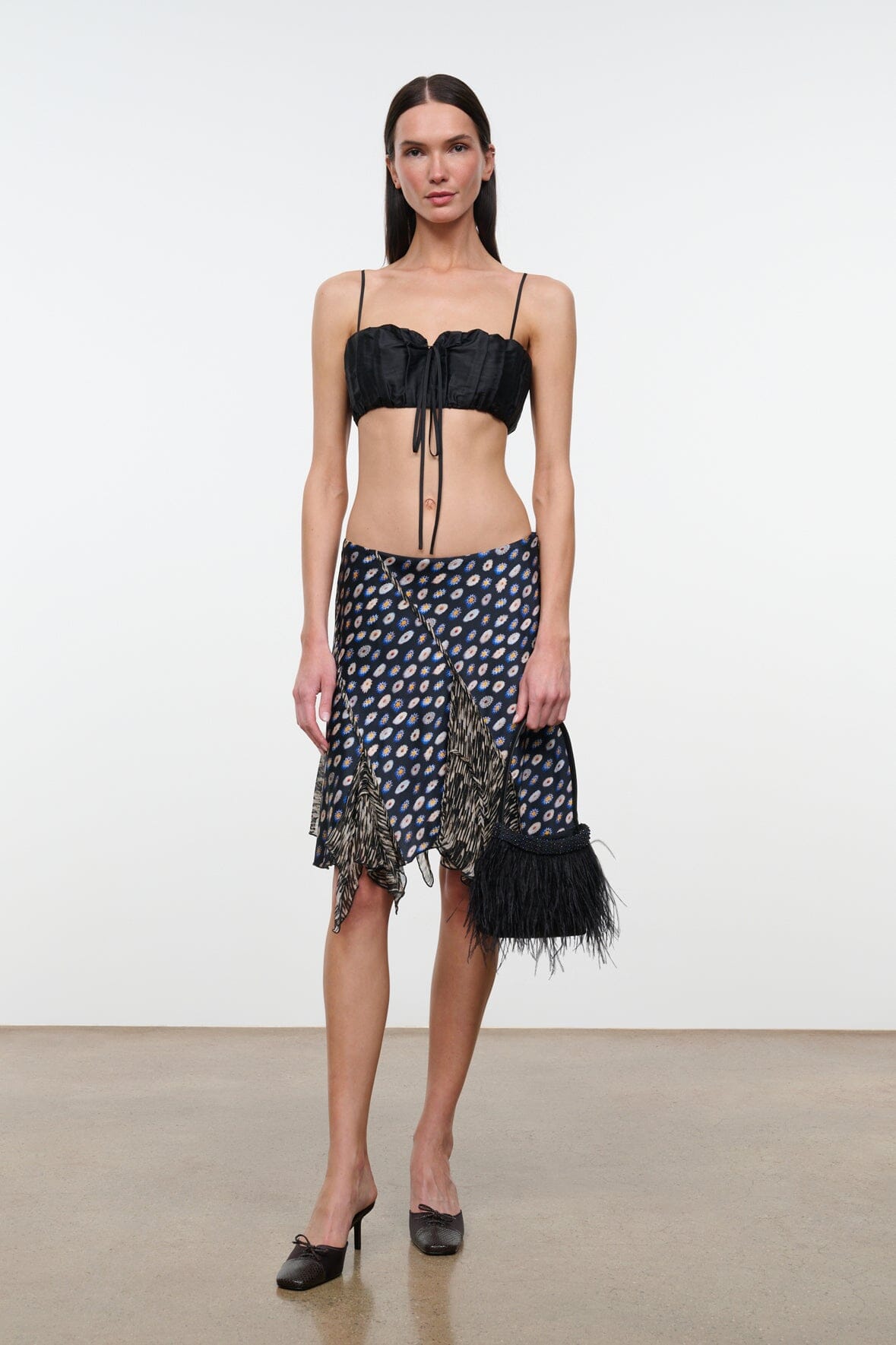 SADE SILK TOP | BLACK