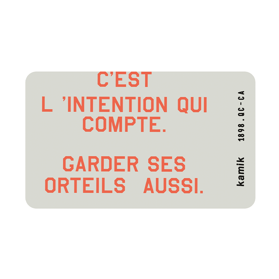 Gift Card - Pour les frileux
